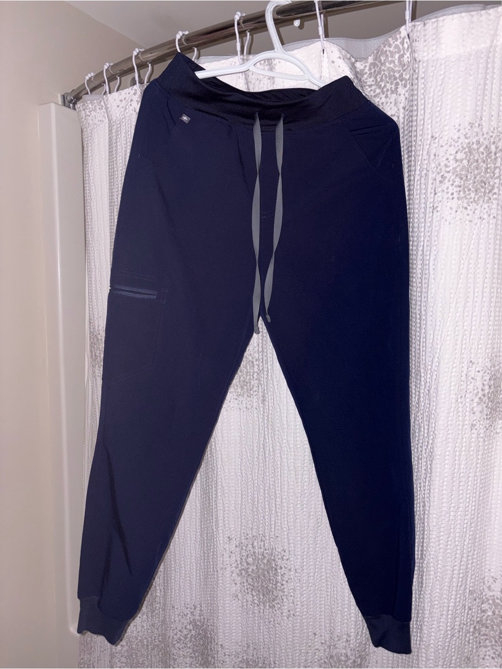 Figs Navy High Waisted Zamora Joggers